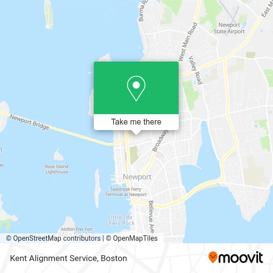 Kent Alignment Service map