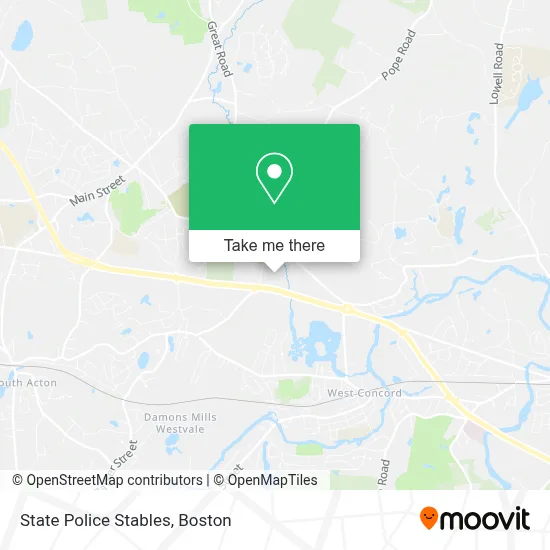State Police Stables map