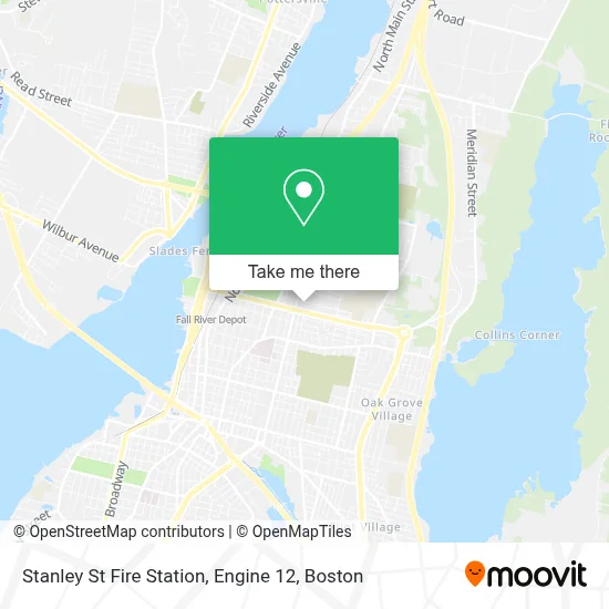 Stanley St Fire Station, Engine 12 map