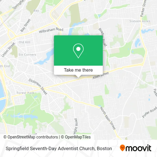 Springfield Seventh-Day Adventist Church map