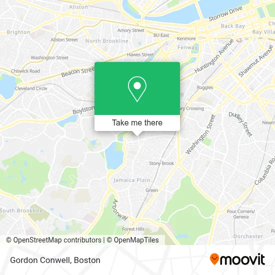Gordon Conwell map