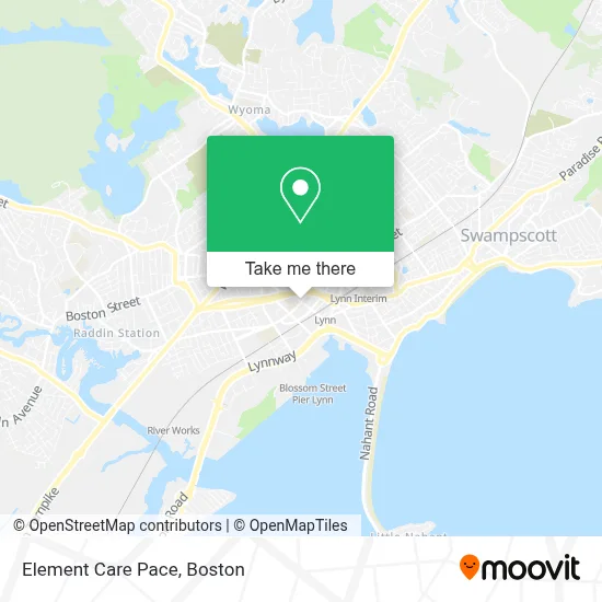 Element Care Pace map