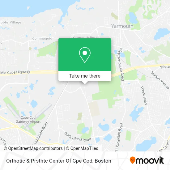 Orthotic & Prsthtc Center Of Cpe Cod map