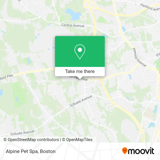 Alpine Pet Spa map
