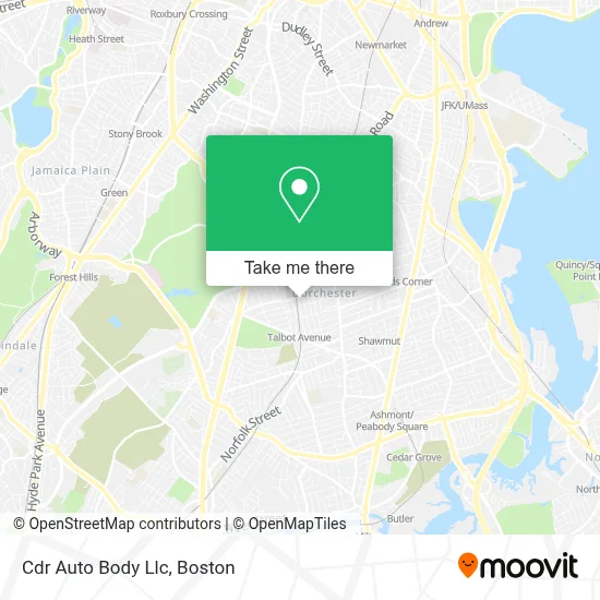 Cdr Auto Body Llc map