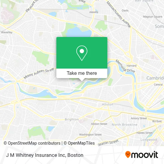 J M Whitney Insurance Inc map