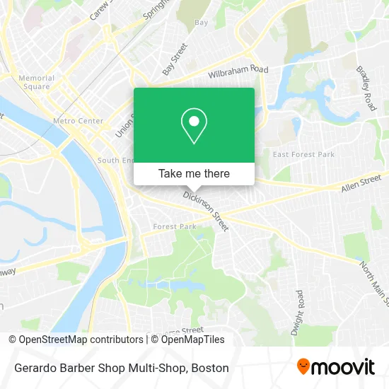 Gerardo Barber Shop Multi-Shop map