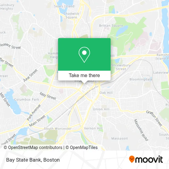 Bay State Bank map