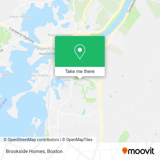 Brookside Homes map
