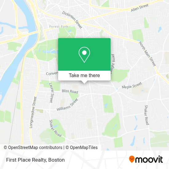 First Place Realty map