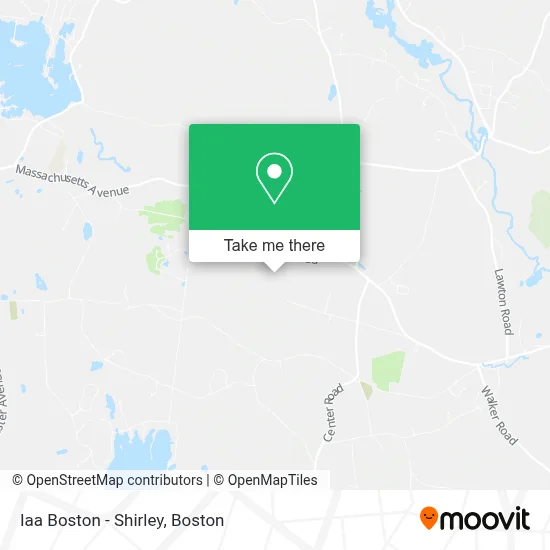 Iaa Boston - Shirley map