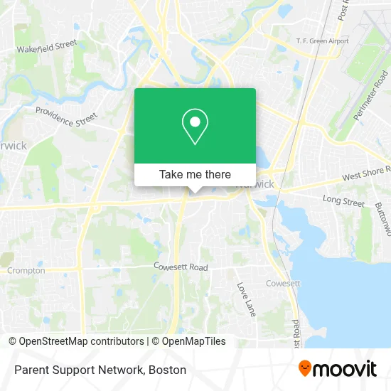 Parent Support Network map
