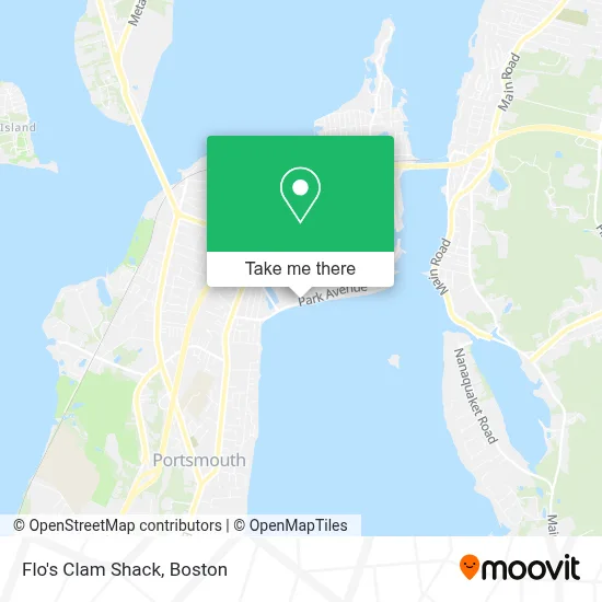 Flo's Clam Shack map
