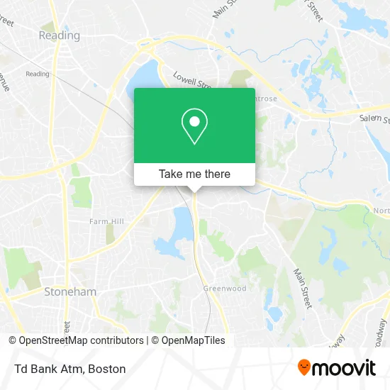 Td Bank Atm map