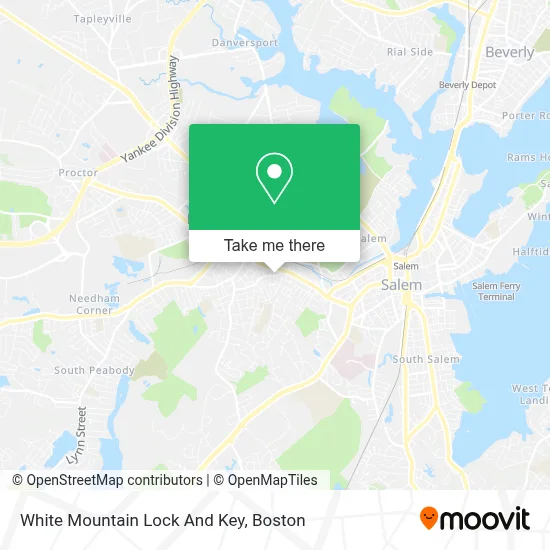 White Mountain Lock And Key map