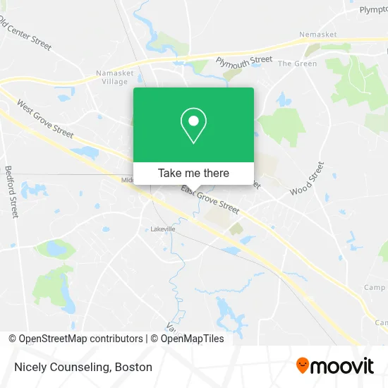 Nicely Counseling map