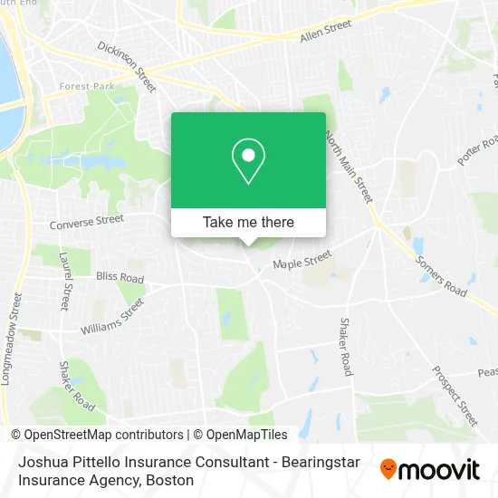 Joshua Pittello Insurance Consultant - Bearingstar Insurance Agency map