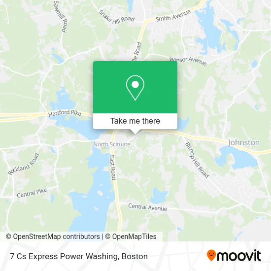 7 Cs Express Power Washing map