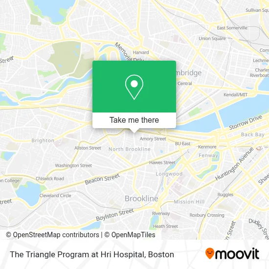 The Triangle Program at Hri Hospital map