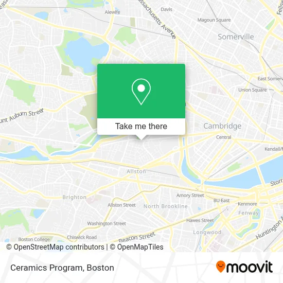 Ceramics Program map