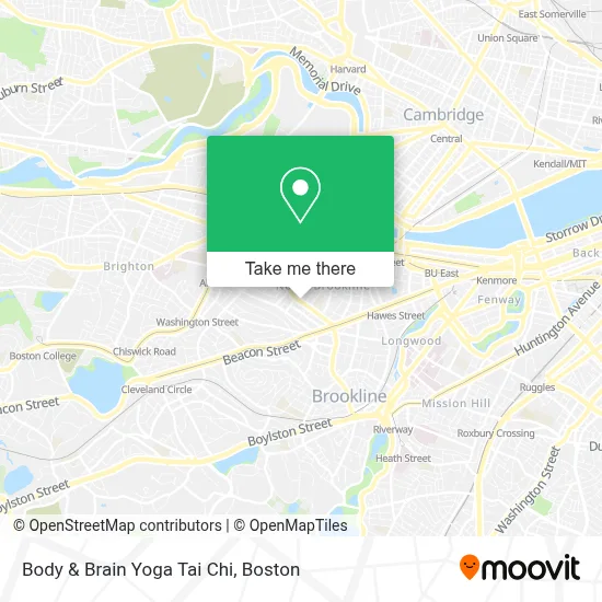 Body & Brain Yoga Tai Chi map
