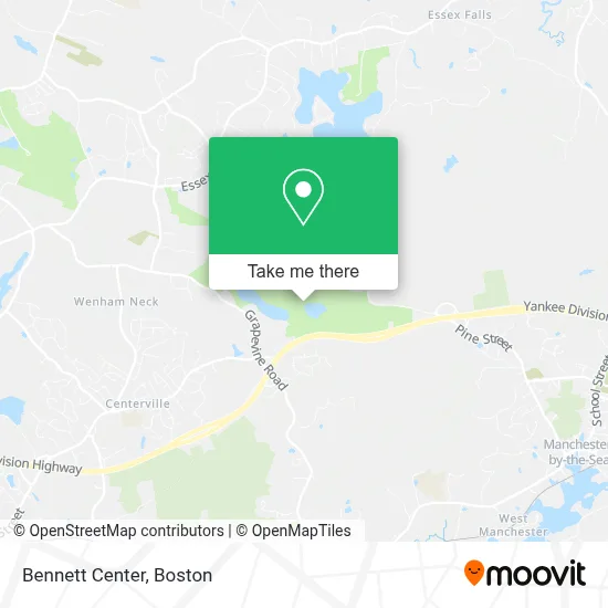 Bennett Center map