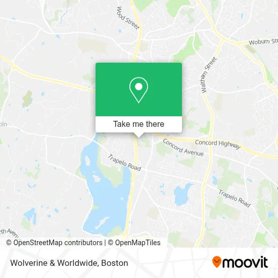 Wolverine & Worldwide map