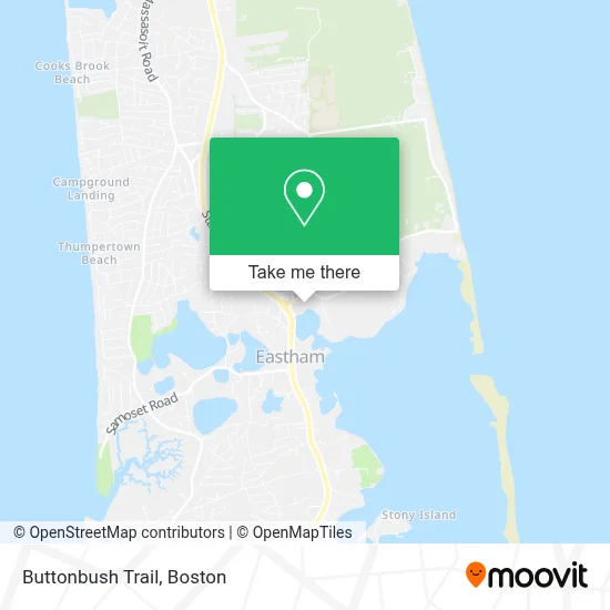 Buttonbush Trail map