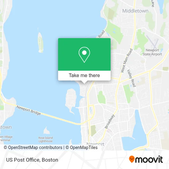 Us Post Office map
