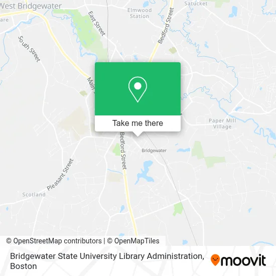 Bridgewater State University Library Administration map