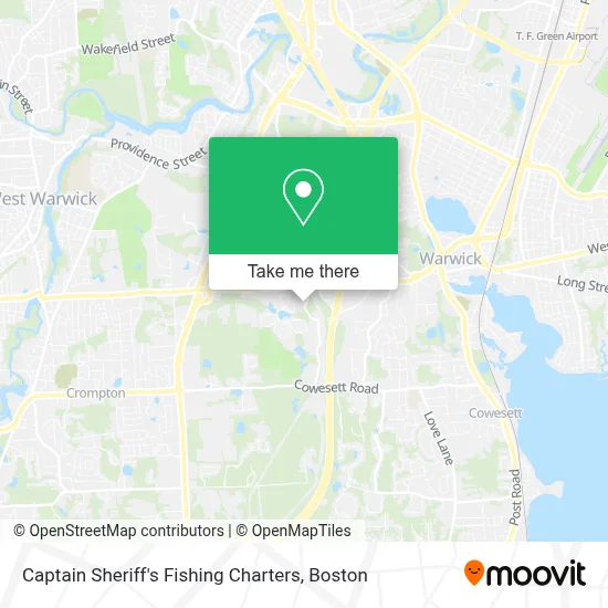 Captain Sheriff's Fishing Charters map