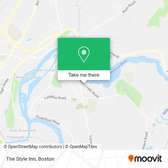 The Style Inn map