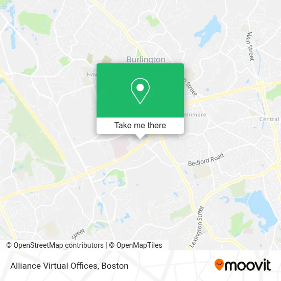 Alliance Virtual Offices map