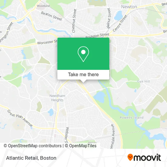 Atlantic Retail map