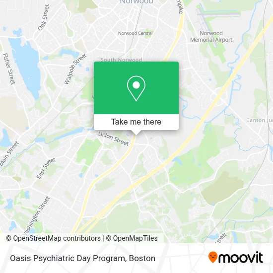Oasis Psychiatric Day Program map