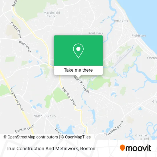 True Construction And Metalwork map