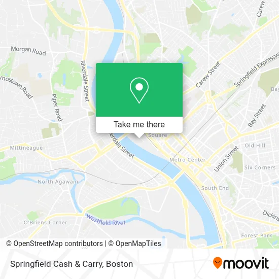 Springfield Cash & Carry map