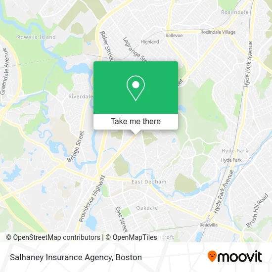 Salhaney Insurance Agency map
