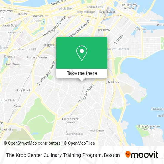 The Kroc Center Culinary Training Program map