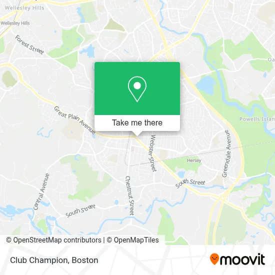 Club Champion map