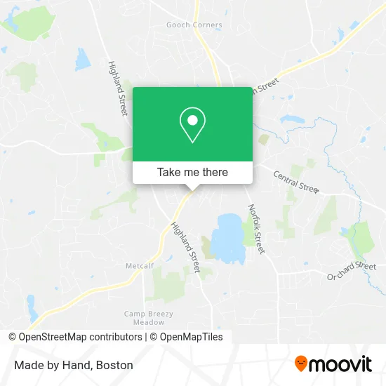 Made by Hand map