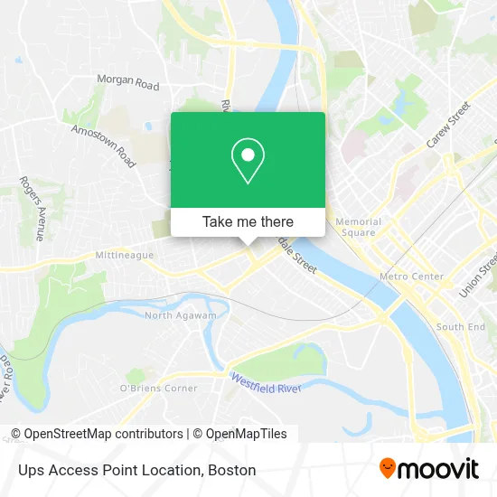 Ups Access Point Location map