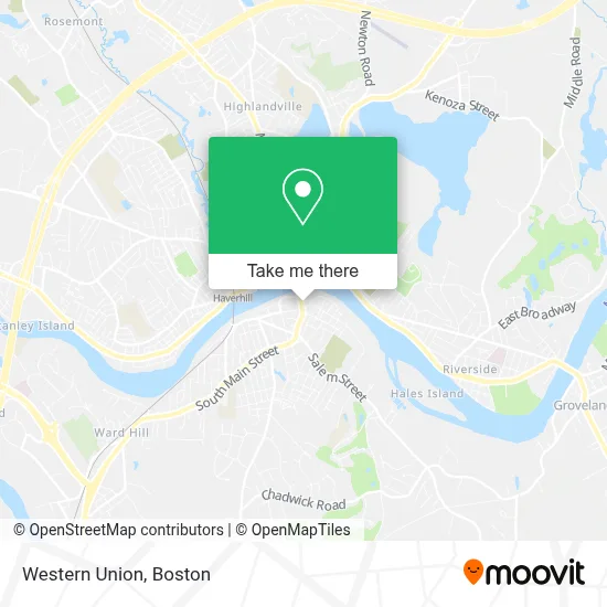 Western Union map