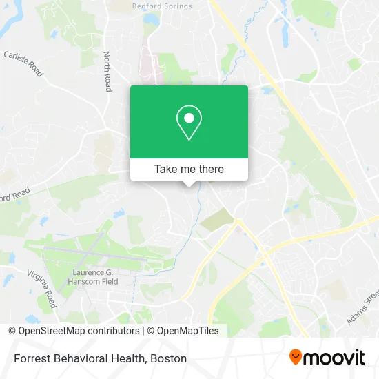Forrest Behavioral Health map