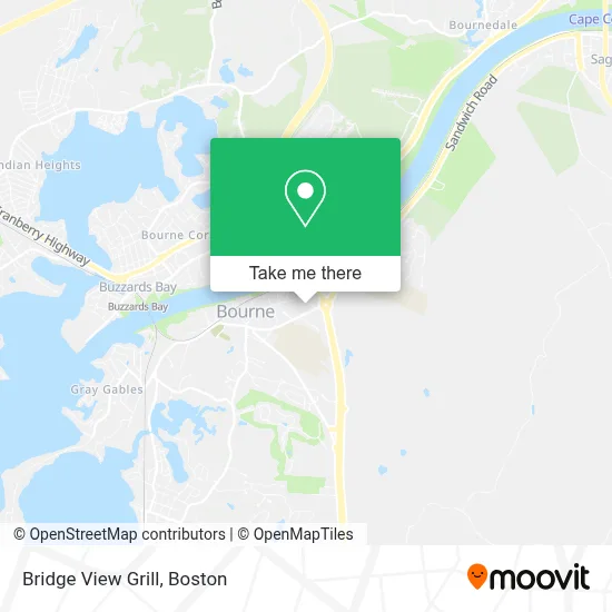Bridge View Grill map
