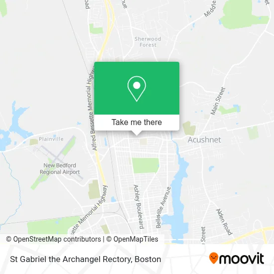 St Gabriel the Archangel Rectory map
