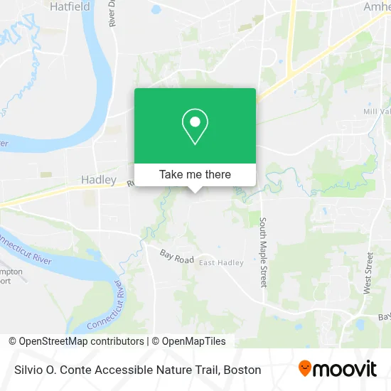Silvio O. Conte Accessible Nature Trail map