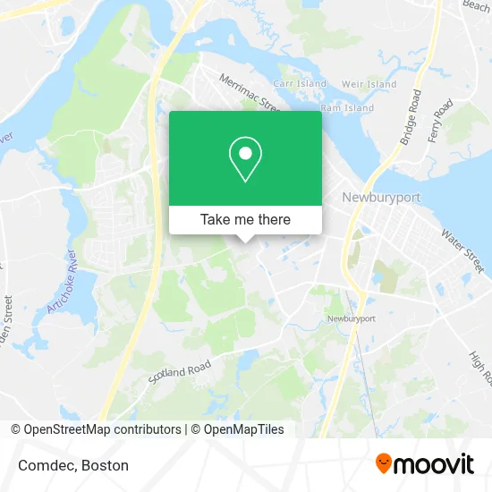 Comdec map