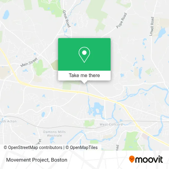 Movement Project map