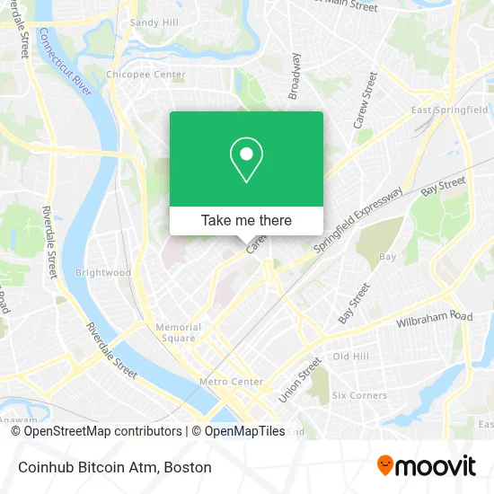 Coinhub Bitcoin Atm map